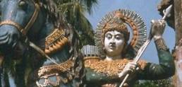 Jagganath door scene statuary